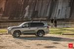 Lexus LX570 on Vossen Wheels (HF-3) (Nebula Gray Pearl) 2019 года